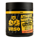 Pré-Treino URSO ATAQUE MORTAL 400 mg de Cafeína – Tanger Bruto (300 g)